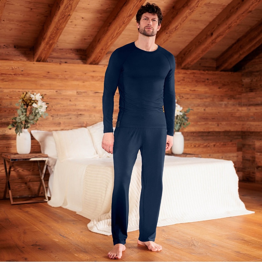 Dagsmejan Balance Sleep Pants Midnight Blue Men’s Large New With Tags